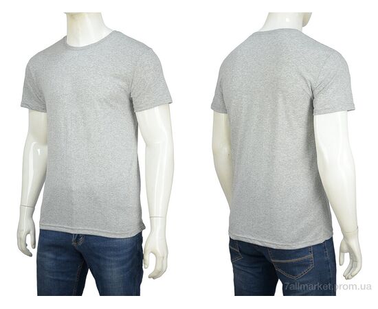 Футболка чоловіча Літо Футболка Х/Б 004-1 grey (5 шт. р.сітка46-54) "Banko" недорого оптом від прямого постачальника, зображення 3 Футболка чоловіча Літо Футболка Х/Б 004-1 grey (5 шт. р.сітка46-54) "Banko" недорого оптом від прямого постачальника, зображення 3