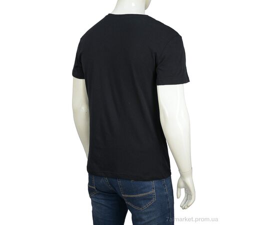 Футболка мужская Лето Футболка Х/Б 004-2 black (5 шт. р.сетка 46-54) "Banko" недорого оптом от прямого поставщика, изображение 2 Фотография Футболка мужская Лето Футболка Х/Б 004-2 black (5 шт. р.сетка 46-54) "Banko" недорого оптом от прямого поставщика, изображение 2