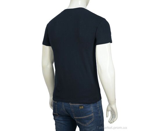 Футболка чоловіча Літо Футболка Х/Б 004-4 navy (5 шт. р.сітка46-54) "Banko" недорого оптом від прямого постачальника, зображення 2 Футболка чоловіча Літо Футболка Х/Б 004-4 navy (5 шт. р.сітка46-54) "Banko" недорого оптом від прямого постачальника, зображення 2