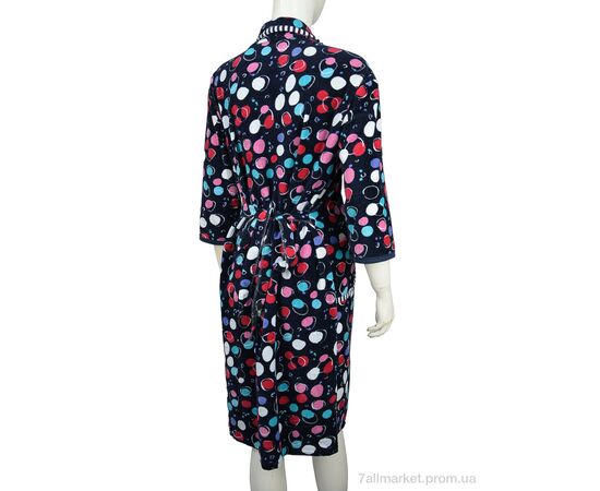 Халат жіночий Весна/осінь Халат норма велюр 005-1 (різні кольори) mix (3 шт. р.сітка50-54) "Banko" недорого оптом від прямого постачальника, зображення 2 Халат жіночий Весна/осінь Халат норма велюр 005-1 (різні кольори) mix (3 шт. р.сітка50-54) "Banko" недорого оптом від прямого постачальника, зображення 2