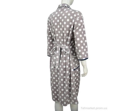 Халат жіночий Весна/осінь Халат норма велюр 005-2 (різні кольори) mix (3 шт. р.сітка50-54) "Banko" недорого оптом від прямого постачальника, зображення 2 Халат жіночий Весна/осінь Халат норма велюр 005-2 (різні кольори) mix (3 шт. р.сітка50-54) "Banko" недорого оптом від прямого постачальника, зображення 2