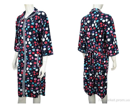 Халат жіночий Весна/осінь Халат батал велюр 003-1 (різні кольори) mix (3 шт. р.сітка56-60) "Banko" недорого оптом від прямого постачальника, зображення 3 Халат жіночий Весна/осінь Халат батал велюр 003-1 (різні кольори) mix (3 шт. р.сітка56-60) "Banko" недорого оптом від прямого постачальника, зображення 3