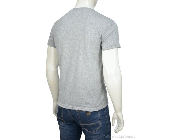 Футболка чоловіча Літо A002-1 grey (5 шт. р.сітка46-54) "Banko" недорого оптом від прямого постачальника, зображення 2 Футболка чоловіча Літо A002-1 grey (5 шт. р.сітка46-54) "Banko" недорого оптом від прямого постачальника, зображення 2