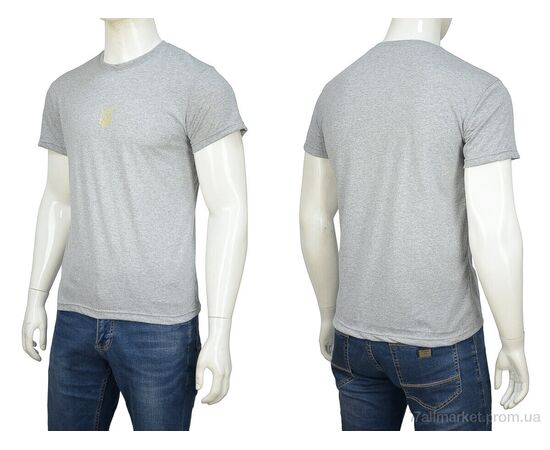Футболка чоловіча Літо A002-1 grey (5 шт. р.сітка46-54) "Banko" недорого оптом від прямого постачальника, зображення 3 Футболка чоловіча Літо A002-1 grey (5 шт. р.сітка46-54) "Banko" недорого оптом від прямого постачальника, зображення 3