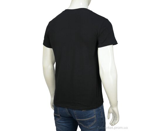 Футболка чоловіча Літо A002-4 black (5 шт. р.сітка46-54) "Banko" недорого оптом від прямого постачальника, зображення 2 Футболка чоловіча Літо A002-4 black (5 шт. р.сітка46-54) "Banko" недорого оптом від прямого постачальника, зображення 2