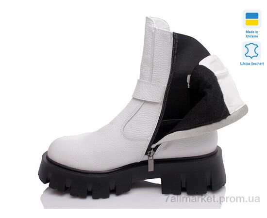 Черевики жіночі стильні Весна/осінь Paradize S-777-CH-104 білий (6 пар р.36-40) "Prime-Opt" недорого оптом від прямого постачальника, зображення 2