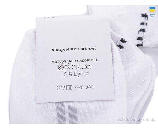 Фотография Носки женские Весна/осень T61 white (12 шт. р.сетка 36-40) "Textile" недорого оптом от прямого поставщика, изображение 2