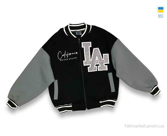 Куртка дитяча Весна/осінь 2330 grey (134-158) бомбер (5 шт. р.сіткаS-2XL) "LiMa" недорого оптом від прямого постачальника, зображення 2 Куртка дитяча Весна/осінь 2330 grey (134-158) бомбер (5 шт. р.сіткаS-2XL) "LiMa" недорого оптом від прямого постачальника, зображення 2