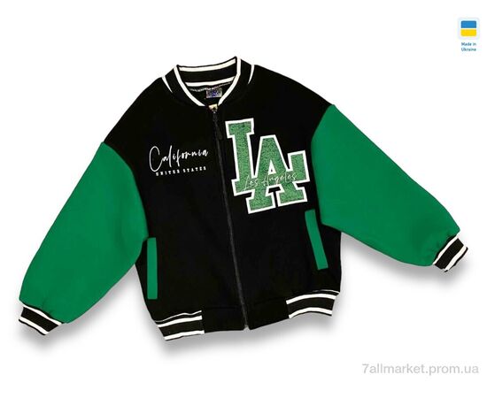 Куртка дитяча Весна/осінь 2330 green (134-158) бомбер (5 шт. р.сіткаS-2XL) "LiMa" недорого оптом від прямого постачальника, зображення 2 Куртка дитяча Весна/осінь 2330 green (134-158) бомбер (5 шт. р.сіткаS-2XL) "LiMa" недорого оптом від прямого постачальника, зображення 2