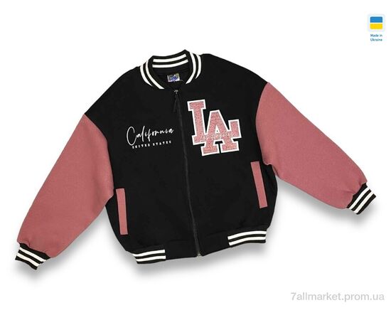 Куртка дитяча Весна/осінь 2330 pink (134-158) бомбер (5 шт. р.сіткаS-2XL) "LiMa" недорого оптом від прямого постачальника, зображення 2 Куртка дитяча Весна/осінь 2330 pink (134-158) бомбер (5 шт. р.сіткаS-2XL) "LiMa" недорого оптом від прямого постачальника, зображення 2