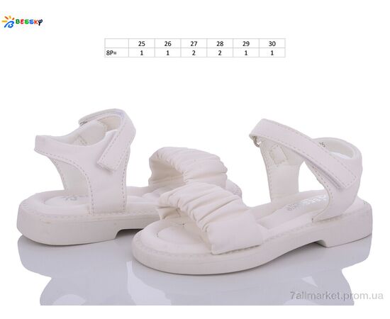 Фотография Босоножки детские летние Лето BL3511-2B (8 пар р.25-30) "Bessky-Kellaifeng" недорого оптом от прямого поставщика, изображение 2