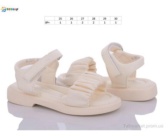 Фотография Босоножки детские летние Лето BL3511-3B (8 пар р.25-30) "Bessky-Kellaifeng" недорого оптом от прямого поставщика, изображение 2