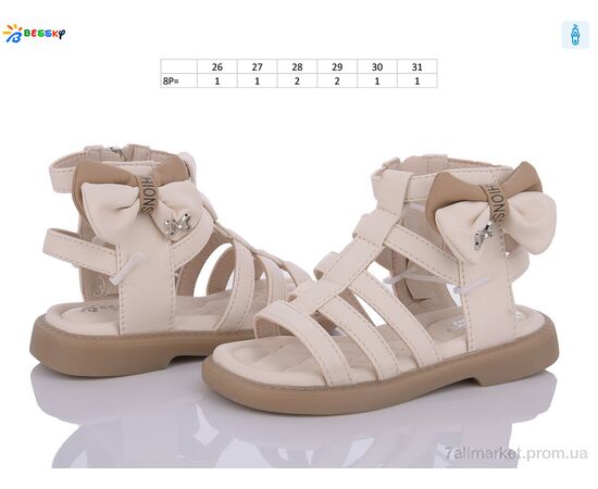 Фотография Босоножки детские летние Лето BL3362-3B (8 пар р.26-31) "Bessky-Kellaifeng" недорого оптом от прямого поставщика, изображение 2