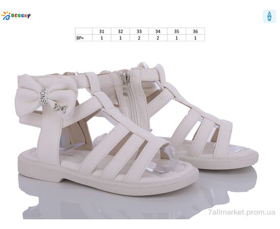 Фотография Босоножки детские летние Лето BC3362-2C (8 пар р.31-36) "Bessky-Kellaifeng" недорого оптом от прямого поставщика, изображение 2