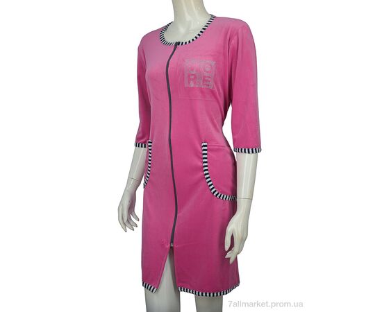 Халат жіночий Весна/осінь Халат велюр 001-2 mix (4 шт. р.сітка42-48) "Banko" недорого оптом від прямого постачальника, зображення 2 Халат жіночий Весна/осінь Халат велюр 001-2 mix (4 шт. р.сітка42-48) "Banko" недорого оптом від прямого постачальника, зображення 2