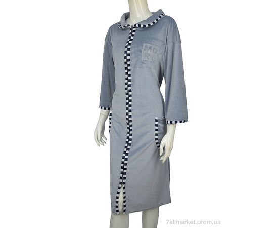 Халат жіночий Весна/осінь Халат батал велюр 001-4 mix (3 шт. р.сітка60-64) "Banko" недорого оптом від прямого постачальника, зображення 2 Халат жіночий Весна/осінь Халат батал велюр 001-4 mix (3 шт. р.сітка60-64) "Banko" недорого оптом від прямого постачальника, зображення 2