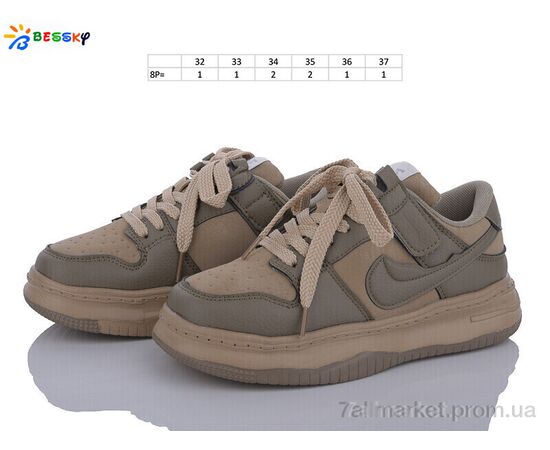 Кросівки дитячі модні Весна/осінь BD3488-2C (8 пар р.32-37) "Bessky-Kellaifeng" недорого оптом від прямого постачальника, зображення 2