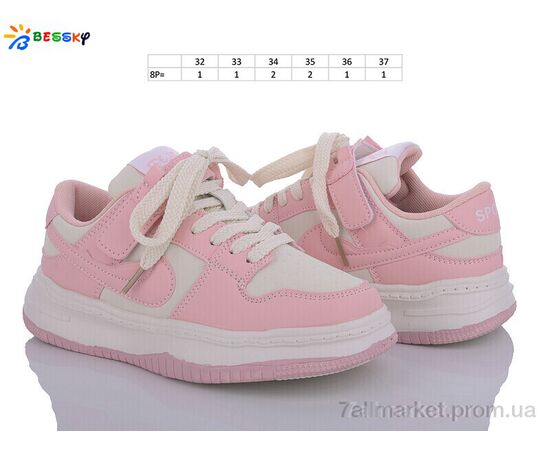 Кросівки дитячі модні Весна/осінь BD3488-6C (8 пар р.32-37) "Bessky-Kellaifeng" недорого оптом від прямого постачальника, зображення 2