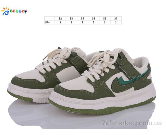 Кросівки дитячі модні Весна/осінь BD3489-5C (8 пар р.32-37) "Bessky-Kellaifeng" недорого оптом від прямого постачальника, зображення 2