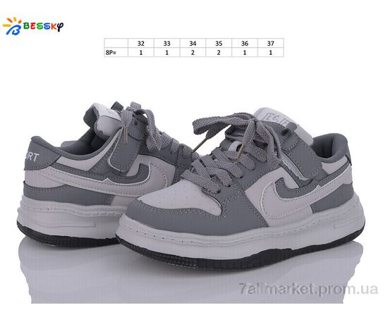 Кросівки дитячі модні Весна/осінь BD3489-10C (8 пар р.32-37) "Bessky-Kellaifeng" недорого оптом від прямого постачальника, зображення 2