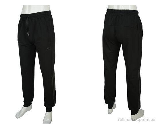 Спортивные брюки мужские Весна/осень A002-1 black (5 шт. р.сетка S-2XL) "Novac" недорого оптом от прямого поставщика, изображение 4 Фотография Спортивные брюки мужские Весна/осень A002-1 black (5 шт. р.сетка S-2XL) "Novac" недорого оптом от прямого поставщика, изображение 4