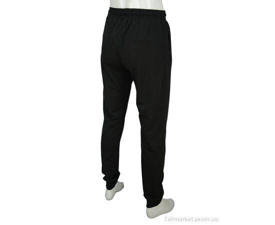 Спортивные брюки мужские Весна/осень A003 black (5 шт. р.сетка S-2XL) "Novac" недорого оптом от прямого поставщика, изображение 3 Фотография Спортивные брюки мужские Весна/осень A003 black (5 шт. р.сетка S-2XL) "Novac" недорого оптом от прямого поставщика, изображение 3