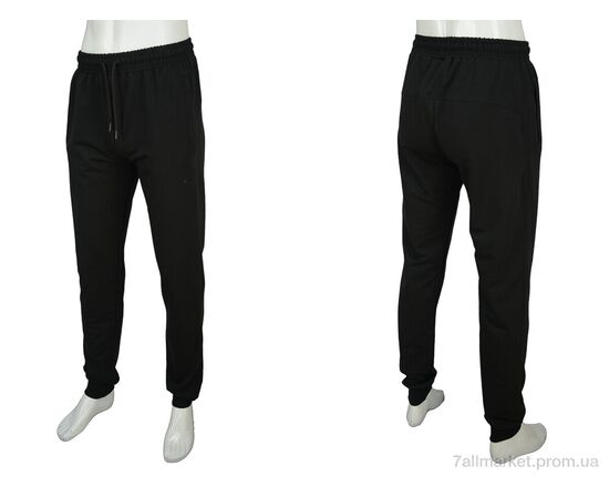 Спортивные брюки мужские Весна/осень A003 black (5 шт. р.сетка S-2XL) "Novac" недорого оптом от прямого поставщика, изображение 4 Фотография Спортивные брюки мужские Весна/осень A003 black (5 шт. р.сетка S-2XL) "Novac" недорого оптом от прямого поставщика, изображение 4