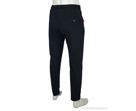 Спортивные брюки мужские Весна/осень A004-3 navy (5 шт. р.сетка M-3XL) "Novac" недорого оптом от прямого поставщика, изображение 2 Фотография Спортивные брюки мужские Весна/осень A004-3 navy (5 шт. р.сетка M-3XL) "Novac" недорого оптом от прямого поставщика, изображение 2