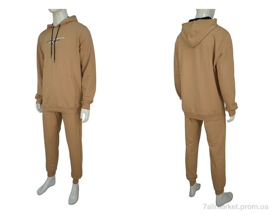 Спортивний костюм чоловічий Весна/осінь Vicente 2355 beige (4 шт. р.сіткаM-2XL) "Novac" недорого оптом від прямого постачальника, зображення 3 Спортивний костюм чоловічий Весна/осінь Vicente 2355 beige (4 шт. р.сіткаM-2XL) "Novac" недорого оптом від прямого постачальника, зображення 3