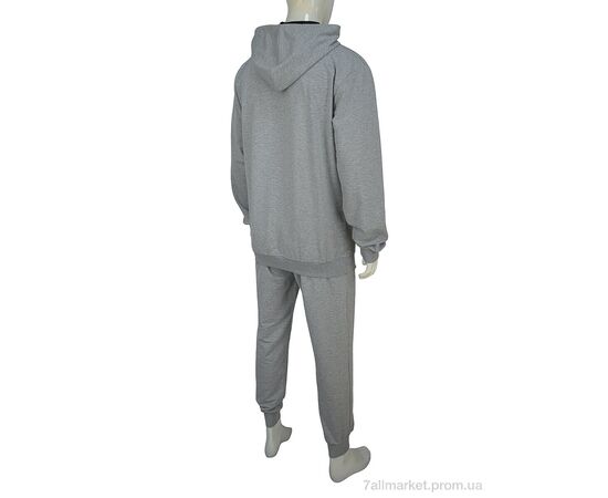 Спортивный костюм мужской Весна/осень Vicente 2355 grey (4 шт. р.сетка M-2XL) "Novac" недорого оптом от прямого поставщика, изображение 2 Фотография Спортивный костюм мужской Весна/осень Vicente 2355 grey (4 шт. р.сетка M-2XL) "Novac" недорого оптом от прямого поставщика, изображение 2