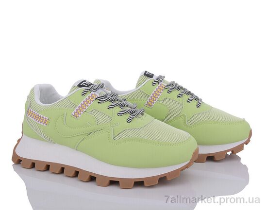 Кросівки жіночі модні Весна/осінь 81-3(81-32) yellow (8 пар р.36-41) "Violeta" недорого оптом від прямого постачальника, зображення 2