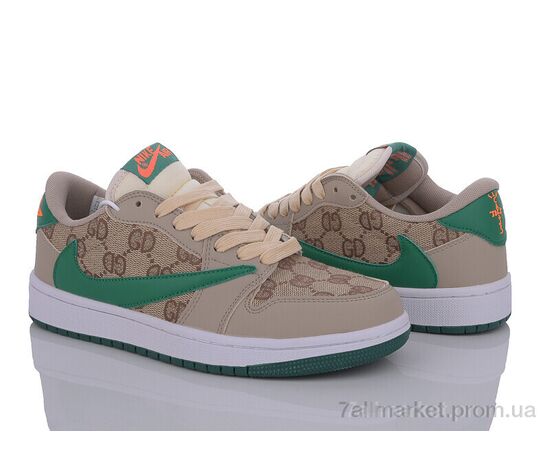 Кросівки жіночі модні Весна/осінь L2201-2 khaki-khaki (8 пар р.36-41) "Violeta" недорого оптом від прямого постачальника, зображення 2