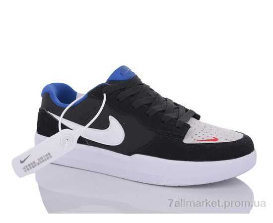 Кросівки чоловічі модні Весна/осінь ML2305 black-white-blue (8 пар р.40-44) "Violeta" недорого оптом від прямого постачальника, зображення 2