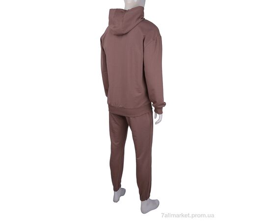 Фотография Спортивный костюм мужской Весна/осень 1001 brown (5 шт. р.сетка M-3XL) "Luna Store" недорого оптом от прямого поставщика, изображение 2