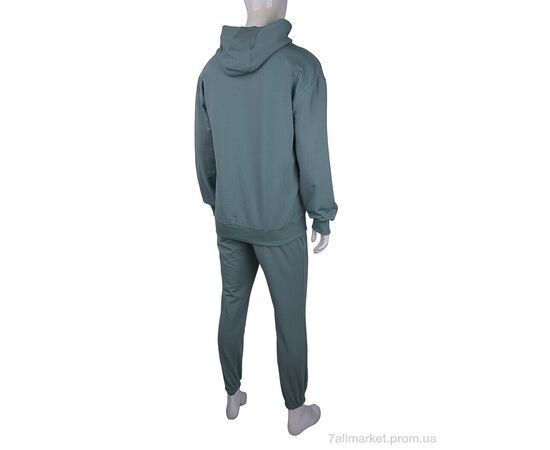 Фотография Спортивный костюм мужской Весна/осень 1001 green (5 шт. р.сетка M-3XL) "Luna Store" недорого оптом от прямого поставщика, изображение 2