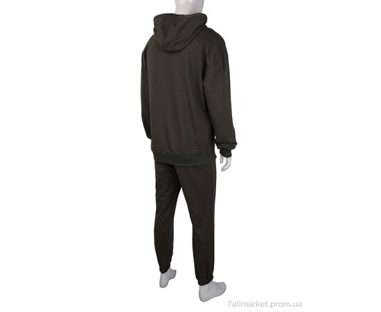 Фотография Спортивный костюм мужской Весна/осень 1001 khaki (5 шт. р.сетка M-3XL) "Luna Store" недорого оптом от прямого поставщика, изображение 2
