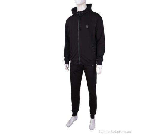 Фотография Спортивный костюм мужской Весна/осень 1004 black (5 шт. р.сетка M-3XL) "Luna Store" недорого оптом от прямого поставщика, изображение 2