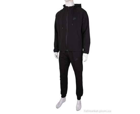 Фотография Спортивный костюм мужской Весна/осень 108 black (5 шт. р.сетка M-3XL) "Luna Store" недорого оптом от прямого поставщика, изображение 2