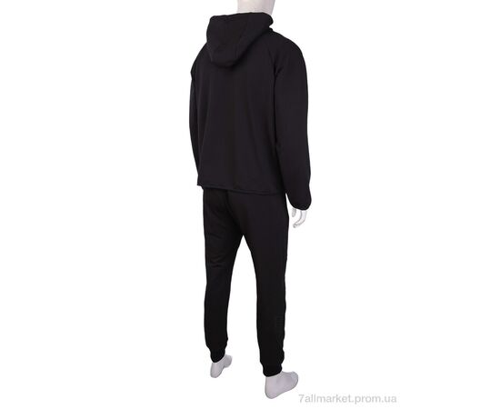 Фотография Спортивный костюм мужской Весна/осень 108 black (5 шт. р.сетка M-3XL) "Luna Store" недорого оптом от прямого поставщика, изображение 3