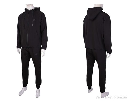 Фотография Спортивный костюм мужской Весна/осень 108 black (5 шт. р.сетка M-3XL) "Luna Store" недорого оптом от прямого поставщика, изображение 4