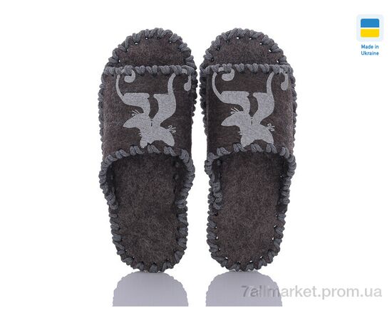 Тапки жіночі для будинку Весна/осінь 272 коричневий (9 пар р.36-41) "Active" недорого оптом від прямого постачальника, зображення 2