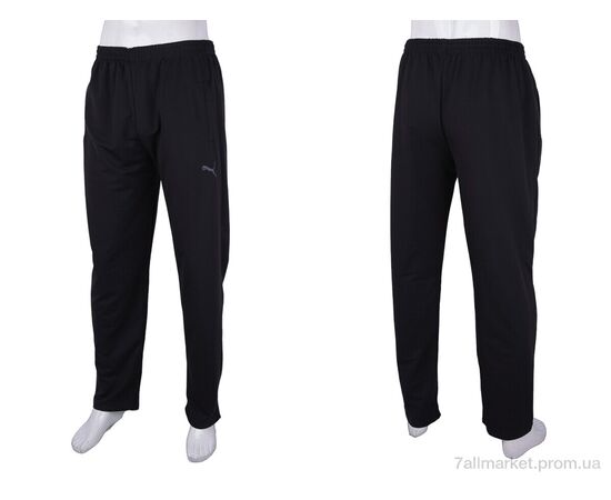 Фотография Спортивные брюки мужские Весна/осень 20 black (5 шт. р.сетка 50-58) "Banko" недорого оптом от прямого поставщика, изображение 4