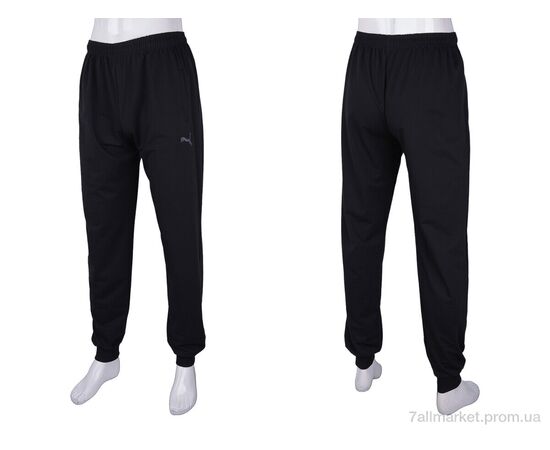 Фотография Спортивные брюки мужские Весна/осень 22 black (5 шт. р.сетка 50-58) "Banko" недорого оптом от прямого поставщика, изображение 4