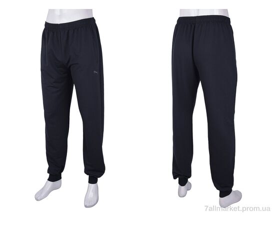Фотография Спортивные брюки мужские Весна/осень 22 navy (5 шт. р.сетка 50-58) "Banko" недорого оптом от прямого поставщика, изображение 4