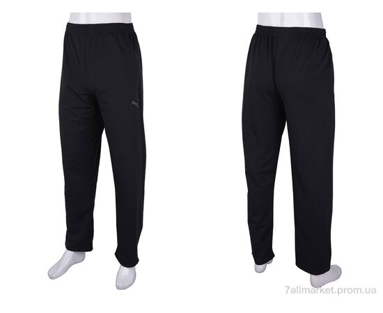 Спортивные брюки мужские Весна/осень 10 black (5 шт. р.сетка 56-64) "Banko" недорого оптом от прямого поставщика, изображение 4 Фотография Спортивные брюки мужские Весна/осень 10 black (5 шт. р.сетка 56-64) "Banko" недорого оптом от прямого поставщика, изображение 4