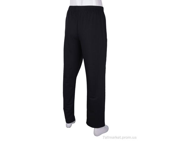 Спортивные брюки мужские Весна/осень 12 black (5 шт. р.сетка 56-64) "Banko" недорого оптом от прямого поставщика, изображение 3 Фотография Спортивные брюки мужские Весна/осень 12 black (5 шт. р.сетка 56-64) "Banko" недорого оптом от прямого поставщика, изображение 3