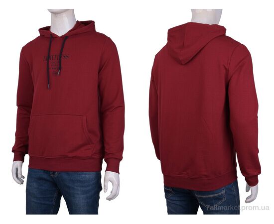 Фотография Батник мужской Весна/осень 3482-LS4 bordo (5 шт. р.сетка M-3XL) "Мир" недорого оптом от прямого поставщика, изображение 3