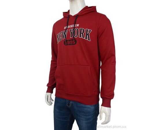 Фотография Батник мужской Весна/осень 3482-WY4 bordo (5 шт. р.сетка M-3XL) "Мир" недорого оптом от прямого поставщика, изображение 2