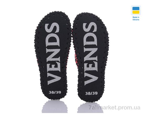 Тапки жіночі для будинку Весна/осінь 150W червоний (9 пар р.36-41) "Active" недорого оптом від прямого постачальника, зображення 3