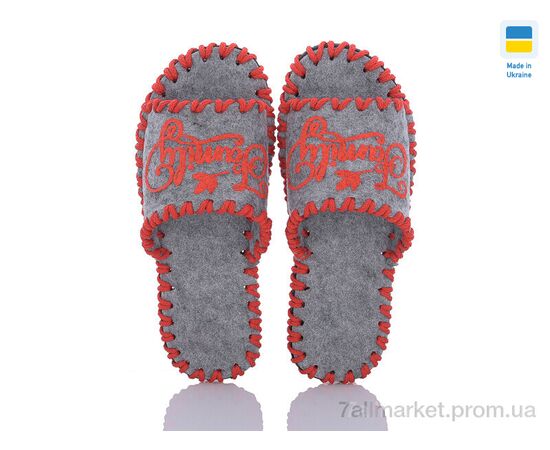 Тапки жіночі для будинку Весна/осінь 265W сірий (9 пар р.36-41) "Active" недорого оптом від прямого постачальника, зображення 2 Тапки жіночі для будинку Весна/осінь 265W сірий (9 пар р.36-41) "Active" недорого оптом від прямого постачальника, зображення 2